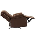 thumbnail image 4 of Poundex   Furniture   Microfiber   Recliner   in   Chocolate, 4 of 9
