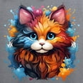 thumbnail image 3 of CafePress - Cute Cat Watercolor Sweatshirt - Zip Hoodie, Classic Hooded Sweatshirt with Metal Zipper, 3 of 4