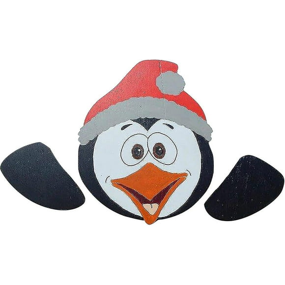 Christmas Decorations Christmas Courtyard Logo Santa Claus Reindeer Snowman Garden Fence Leather Ornaments Elk Witch Bird Skeleton Festival