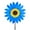 Blue, variant on TERGAYEE Sunflower Lawn Pinwheels,Wind Spinner with Ground Stake,Plastic Colorful Sunflower Windmill, Flower Spinners Outdoor for Decoration Yard Garden Sculpture Stake Lawn Kids Toy