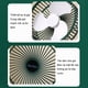thumbnail image 4 of Wosthever Ventilador pequeño portátil y multifuncional de 2 piezas, ventilador portátil, aire acondicionado, ventilador portátil Usb Electrodomésticos, 4 of 6