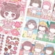thumbnail image 5 of Pegatinas de Facebook para niños, pegatinas de princesas para vestir, coleccionar y crear las tuyas propias. Estilo D, 5 of 6