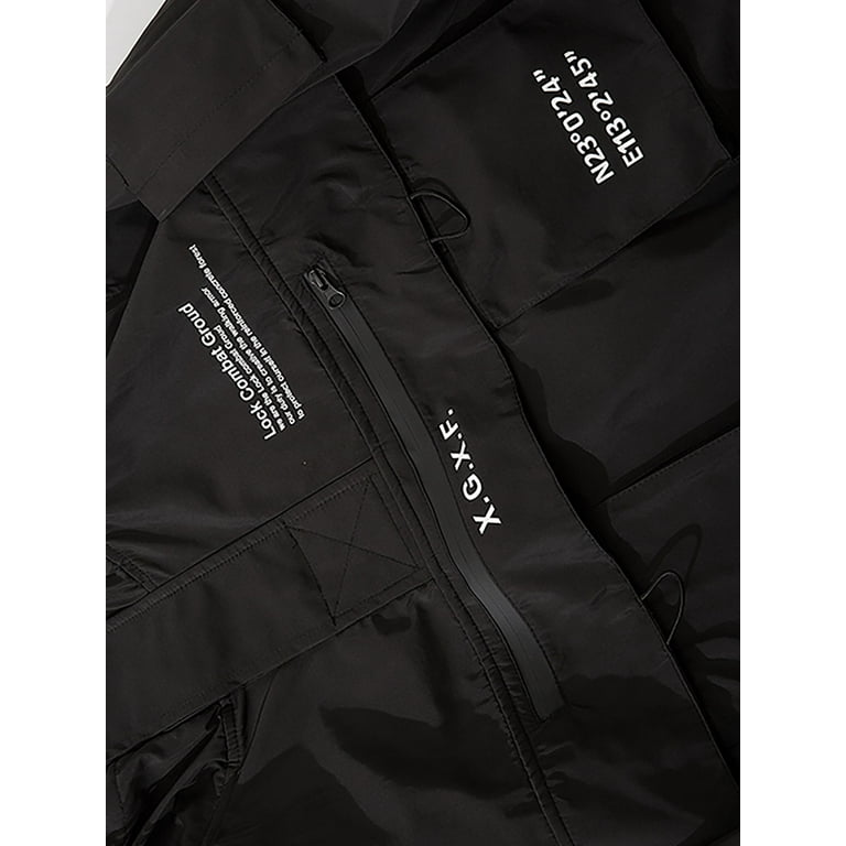 Niepce Inc Streetwear Black Combat Multi-pockets Cyberpunk Niepce Inc Streetwear Black Combat Multi-pockets Cyberpunk