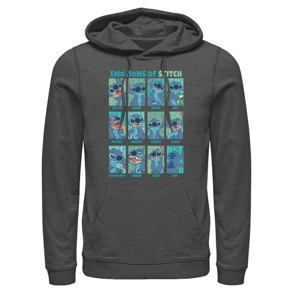 Mens Lilo & Stitch Emotions of 626 Lightweight Hoodie