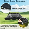 thumbnail image 4 of Pop Up Mosquito Tent for Camping,1 Person Camping Tent with Bug Screen Tent,Mosquito Net Foldable Portable, 4 of 18
