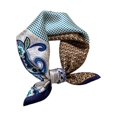 thumbnail image 1 of Pañuelo cuadrado pequeño de seda morera para mujer - Pañuelo para el cuello para mujer - Pañuelo de seda - 21" x 21", 1 of 5