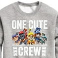thumbnail image 3 of Paw Patrol - Rubble & Crew - One Cute Crew - Toddler & Youth Crewneck Fleece Sweatshirt, 3 of 6