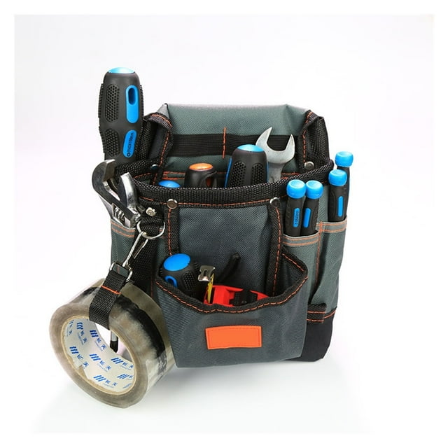 Multifunctional Maintenance Special Electrician Belt Bag 600D Oxford Cloth Tool Bag With 8Pcs Pockets ,Adjustable