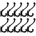 thumbnail image 3 of 10Pcs Antique Wall Hook Heavy Duty Coat Hooks Wall Mounted Hooks Hanging Coat Hook, 3 of 7