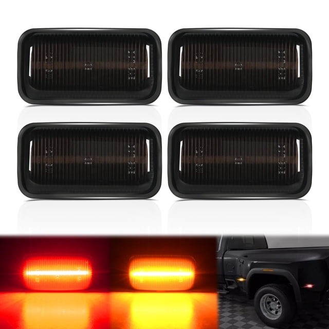 Luces Marcadoras Laterales para Guardabarros Nilight para Chevy Silverado 2500HD