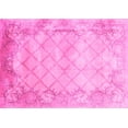 thumbnail image 1 of Ahgly Company Indoor Rectangle Abstract Pink Contemporary Area Rugs, 7' x 10', 1 of 4