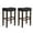 29" Black, variant on Subrtex 24" Saddle Backless Bar Stool, Upholstered Wood Counter Height Stool for Kitchen, Gray