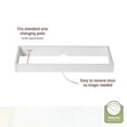 thumbnail image 5 of Little Seeds Single Topper for Infant Diaper Changing Tables, Black, 5 of 12