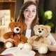 thumbnail image 3 of Peluche con forma de oso de peluche SNOWOLF, 35 cm, para niños, color azul, 3 of 7