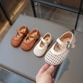 thumbnail image 4 of Gyujnb Toddler Girls Breathable Woven Mary Jane Shoes with Adjustable Buckle, Flat Heel Casual Footwear for Summer Wear (Girls),8-8.5 Years, 4 of 7