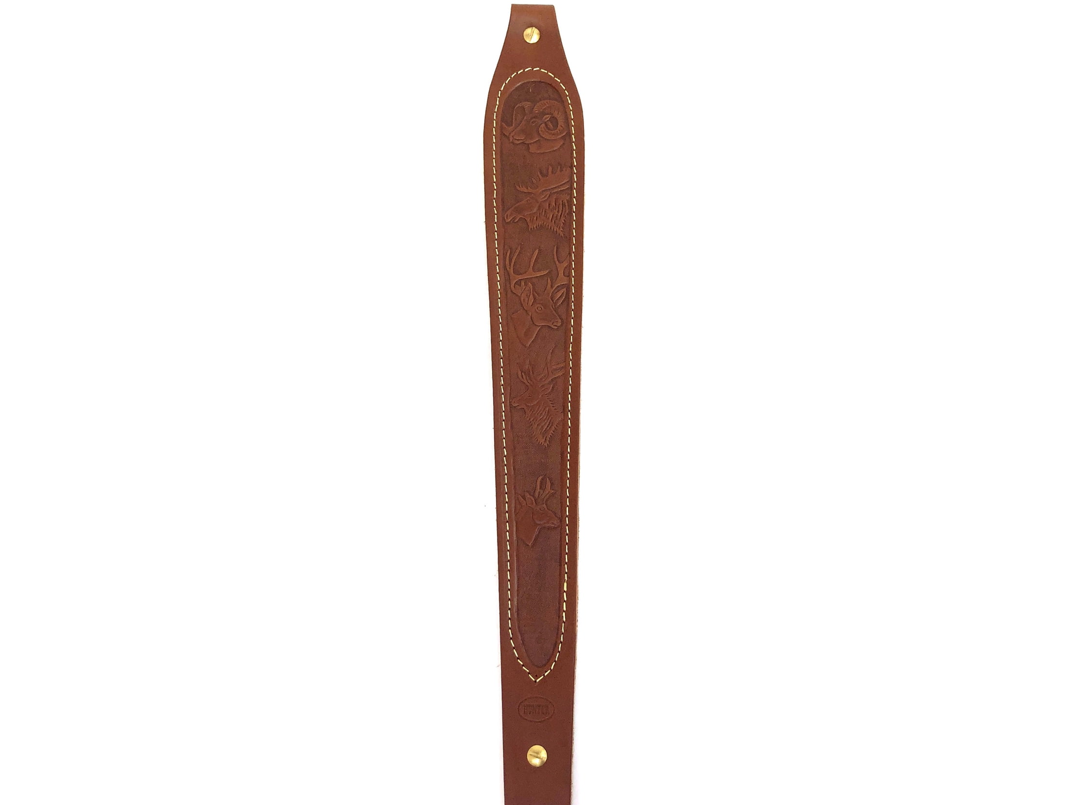 Hunter Safari Cobra Sling Game Design Fits 1" Sling Swivels Padded Suede-Lined Leather Brown
