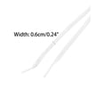 thumbnail image 3 of INSPIRE CHIC Unisex Waxed Cotton Athletic Shoelaces Flat Shoe Laces for Sneakers 1 Pair White 180cm/70.87", 3 of 5