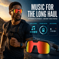 thumbnail image 2 of Genxenon Cycling Glasses with Camera with 1200p Stabilized Sport Pov,8mp Photos,Anti-Shake,Powered By ChatGPT,4gb+Wifi-4+290mAh,Orange Sport Lenses,Shield Wrap‑Around Sport Unisex, 2 of 10