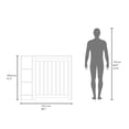thumbnail image 2 of Depot E-Shop Jesup Radiator Cover Cabinet, 3 Shelves, White, 2 of 6
