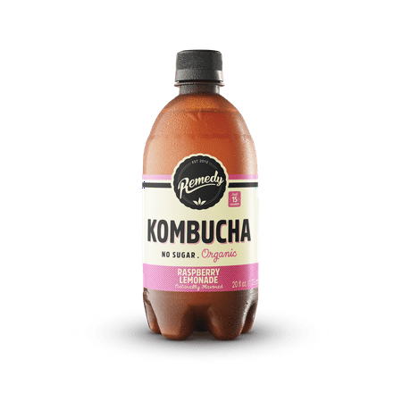 Remedy Kombucha Raspberry Lemonade 20 Oz