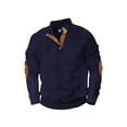 thumbnail image 1 of pstuiky camisetas de manga larga para hombre, Camisa holgada de manga larga con cuello alto para hombre camisetas de hombre xl, 1 of 4
