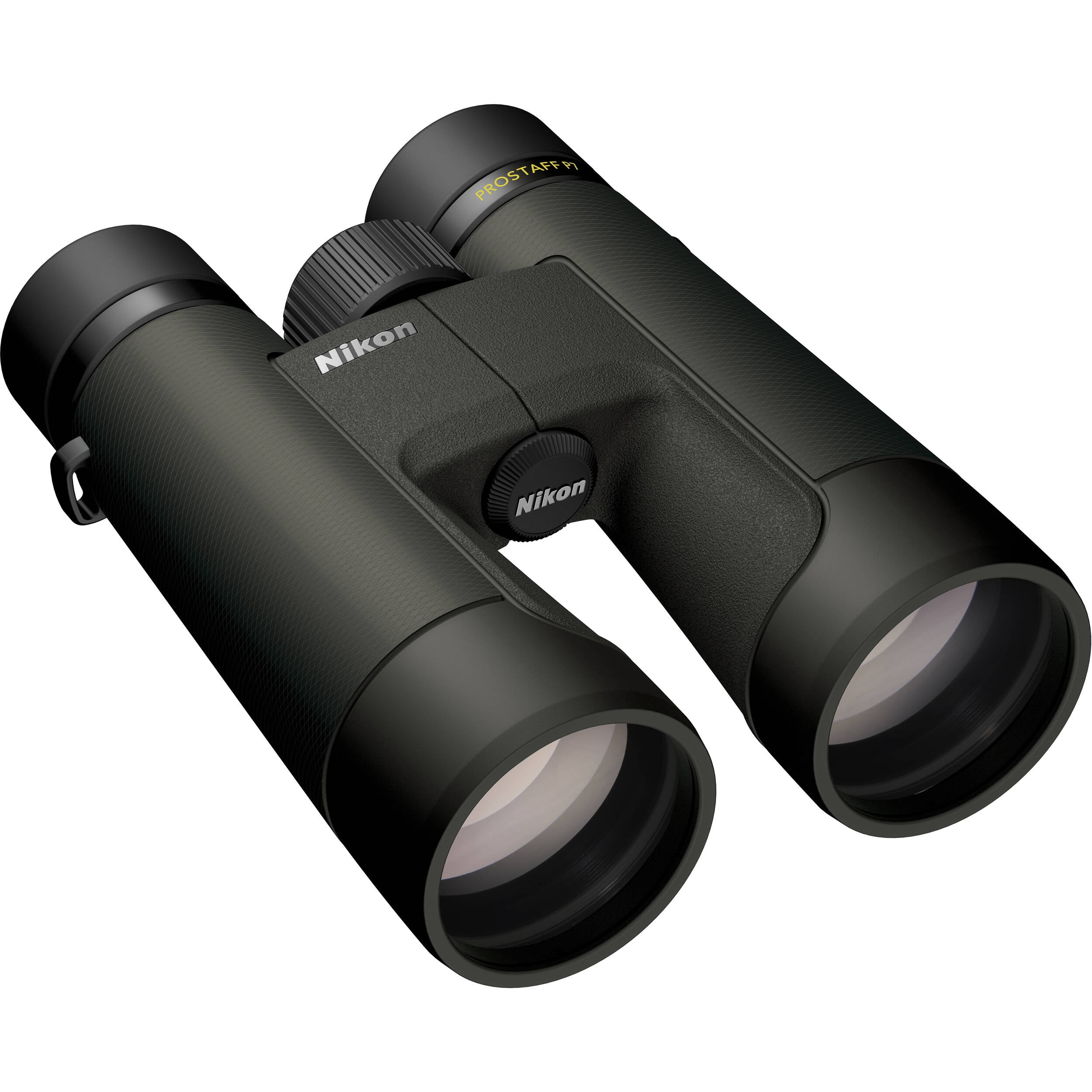 Nikon PROSTAFF P7 10x50 Binoculars Long Distance Viewing 50mm Objective Lenses Bundle With ProStaff Suspender Harness Binocular Strap + Cleaning kit + FLOATING STRAP