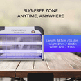 thumbnail image 4 of Comforday 20W Pest Insect Bug Zapper and Electric Indoor and Outdoor Mosquito Repellent, 4 of 7