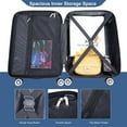 thumbnail image 6 of HOMIQUEEN Carry on Luggage Sets, ABS Carry On Luggage Sets with Spinner Wheels, Hardside Expandable Luggage Sets 20''/24'', Hardshell Travel Luggage Sets Women Suitcase, 6 of 10