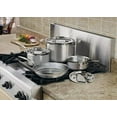 thumbnail image 3 of Cuisinart MCP-7N MultiClad Pro Stainless-Steel Cookware 7-Piece Cookware Set - Silver, 3 of 4