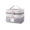 A004- Purple, variant on Pink Mesh Toiletry Bag with Double-Layer Transparent Design, Travel Makeup Organizer for Women, Large Cosmetic Storage Bag, Portable Bathroom Pouch for Vacation Essentials