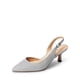 thumbnail image 1 of Zapatos DREAM PAIRS Tacones Kitten Slingback Plateados con Brillo, 1 of 7