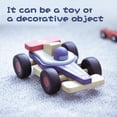 thumbnail image 4 of Wooden Racing Car Kit Toy, Car Assembly Model Educational Toy, Halloween, Christmas, Birthday Children's Gift, Classic Toy Car Set, 4 of 6