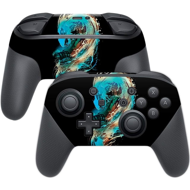 MightySkins Skin Compatible with Nintendo Switch Pro Controller - Big Wave | Protective, Durable, and Unique Vinyl Decal wrap Cover | Easy to Apply, Remove, and Change Styles | Made in The USA