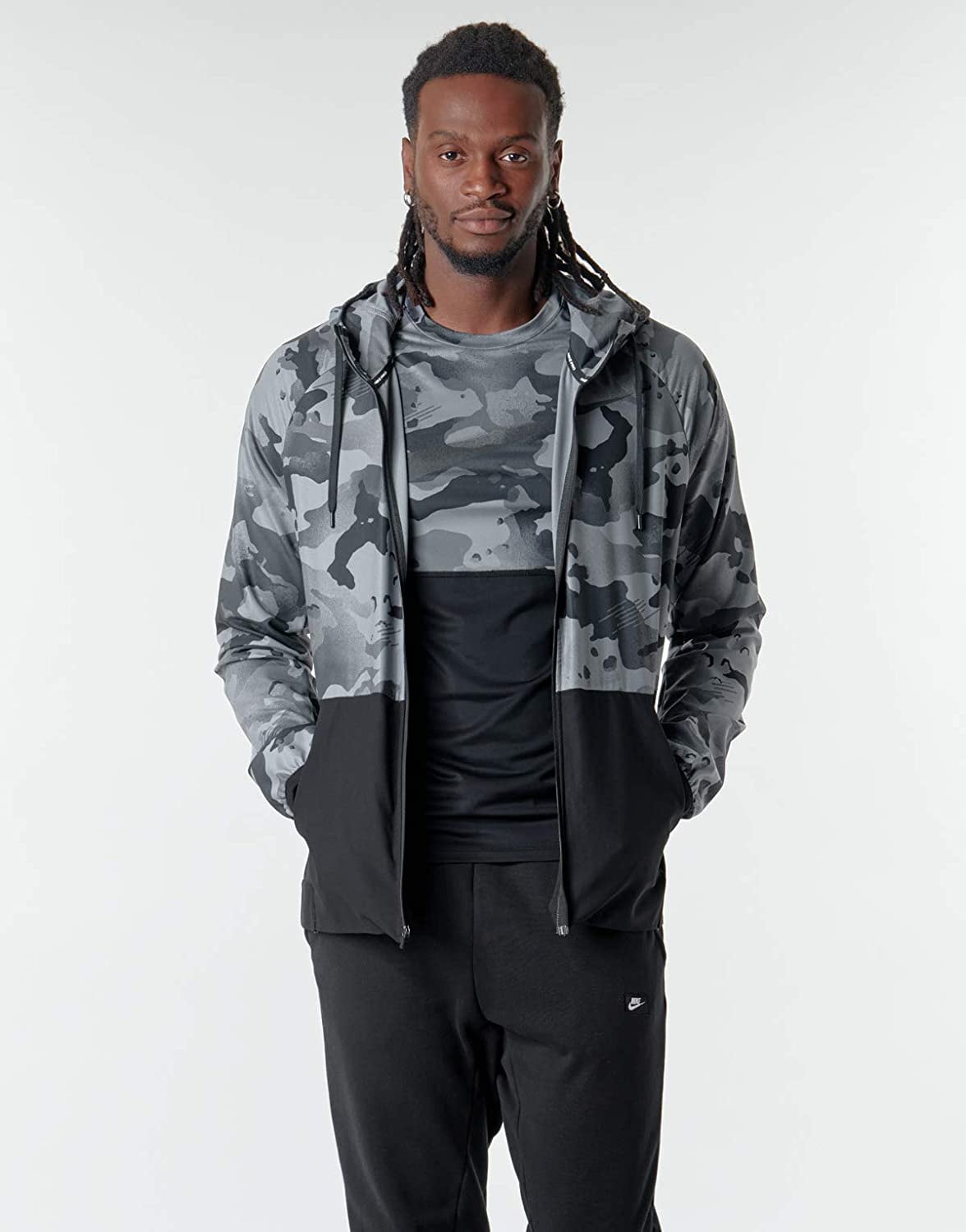 nike dri fit camo jacket