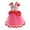 Pink Dress, variant on Super Brothers Princess Peach Costume Halloween Christmas Cosplay for Little Girls Dress