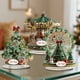 thumbnail image 3 of Ornamento de Navidad Árbol de Navidad Pájaro Renos Muñeca de nieve Figura Estilo 2D Doble Pared Ornaments Regalos de Año Nuevo Plata Serie, Figura de Navidad de Pared Pájaro Renos Muñeca de, 3 of 7