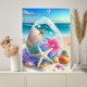 thumbnail image 2 of Pintura de diamantes de playa de bricolaje, decoración y regalo únicos, gemas redondas de perforación completa, kits de pintura de diamantes, experiencia de pintura sin esfuerzo para decoración del, 2 of 5