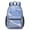 Black, variant on 17 Inch Lightweight Backpack,PVC Waterproof Oxford Fabric, Ergonomically Designed, with Large Capacity, Aqua Blue Watercolor