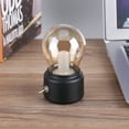 thumbnail image 3 of ABS And Glass Bulb Lamp Retro Night Light Office School Patio For Home, 3 of 8