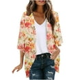 thumbnail image 2 of NJDVHB Cardigan d'Hiver pour Femmes, Blouse Décontractée à Manches Longues avec Poche, 2 of 5
