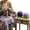 Dark Green Dual, variant on Rotating Foldable Yarn Winder, Dual Spool for Travel Craft