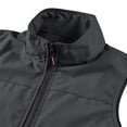 thumbnail image 5 of GrmtClth Men's Outdoor Casual Sleeveless Vest Zipper Front Stand Collar Multi Pockets Mesh Lining Lightweight Breathable Travel Walking Waistcoat Black 3XL, 5 of 9