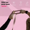 thumbnail image 2 of Fit2Live Yoga Strap with Adjustable D Ring - Aids Pose Expression, Provides Support and Reduces Straining and Stretching, 2 of 7