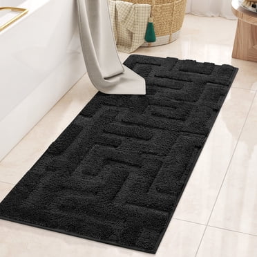 PABUBE Bathroom Rug Absorbent Bath Mat Bathroom Mat Ultra Soft Bath Rug ...