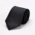 thumbnail image 5 of Xfvqtps Tie for Men Classic Neckties Soild Color 3.15" for Formal Dress Business Line Print Black, 5 of 5