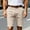 Beige, variant on Coorders George Men's Golf Shorts, Stretch Elastic Waist Men's Dress Flat Front Shorts with Pockets, Army Green, XL