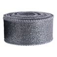 thumbnail image 2 of Lssam Wired Glitter Ribbon for Christmas Decorations, Flexible 2.5 Inch Wide Metallic Ribbon Perfect for Wreaths, Garlands, and Present Wrapping, 10 Yards Long, 2 of 9