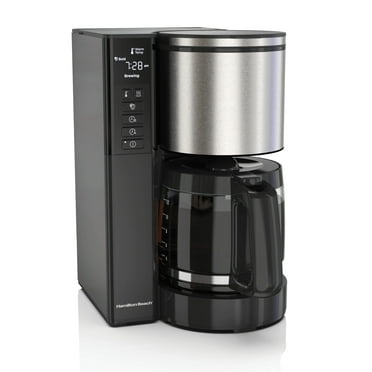 Hamilton Beach Premium Black and Stainless Steel 12-Cup Coffee Maker