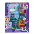 thumbnail image 7 of Polly Pocket 2-in-1 Teddy Bear Purse Travel Toy with 2 Micro Dolls and 16 Accessories, 7 of 7