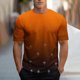 thumbnail image 2 of Camisetas de Manga Larga para Hombres, Camiseta Deportiva de Impresión Casual de Nueva Moda, Blusa de Cuello Redondo de Manga Corta, 2 of 9